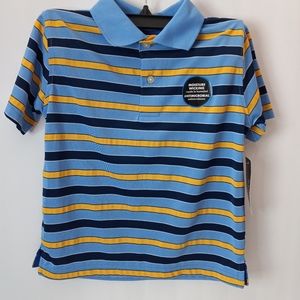 George Striped Golf Polo Shirt